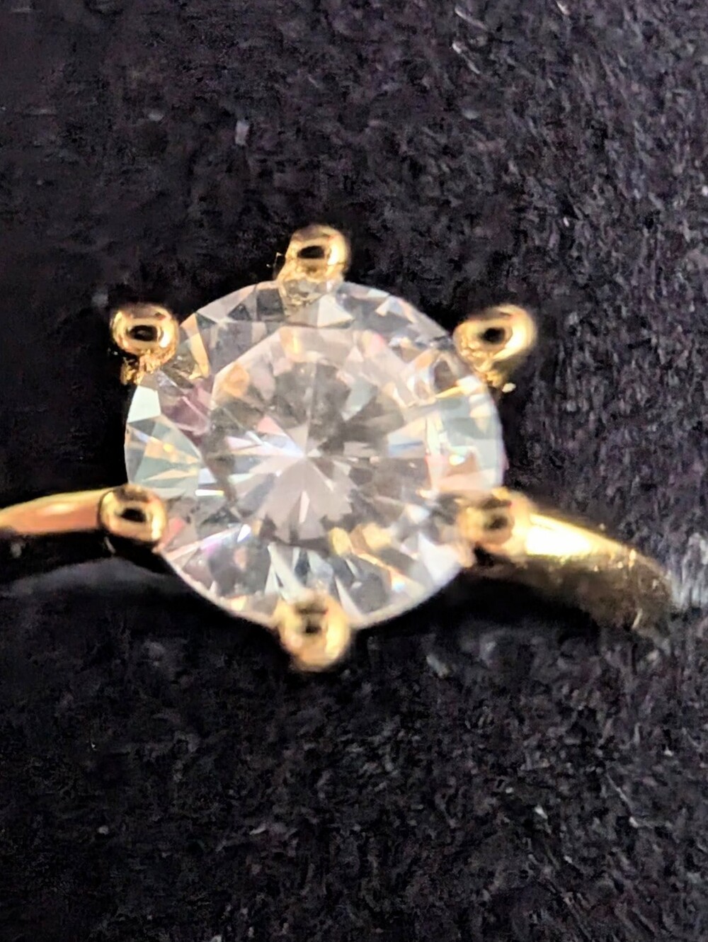 3 carat round brilliant cut Moissanite solitaire engagement ring ๐โ๏ธ๐ - Picture 11 of 12